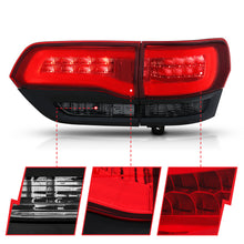 Load image into Gallery viewer, ANZO USA 311269 Tail Light Assembly for Select Jeep Grand Cherokee, Jeep Grand Cherokee WK