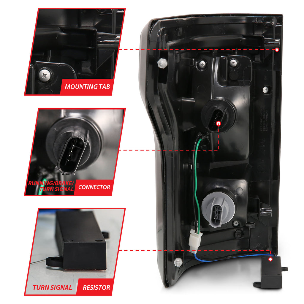 ANZO USA 311285 ANZO USA Led Taillights for Select Ford F-150