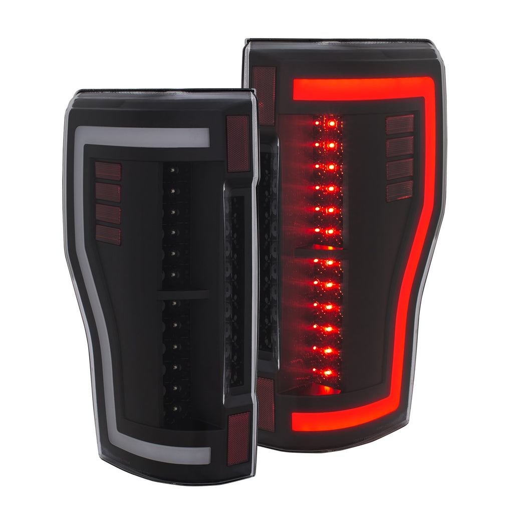 ANZO USA 311287 Tail Light Assembly for Select Ford F-250 Super Duty, Ford F-350 Super Duty, Ford F-450 Super Duty