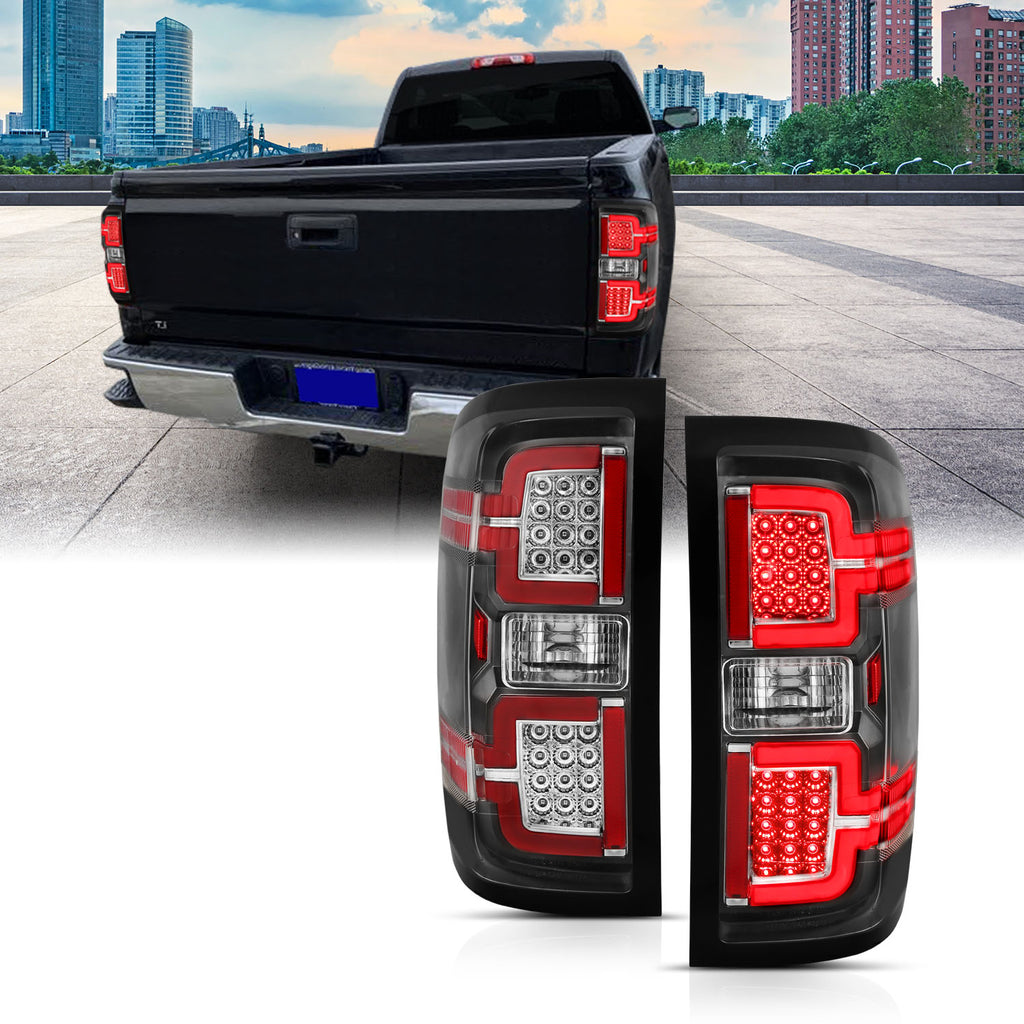 ANZO USA 311289 ANZO USA Led Taillights for Select Chevrolet Silverado 1500, Chevrolet Silverado 2500, Chevrolet Silverado HD, Chevrolet Silverado 3500, Chevrolet Silverado HD, GMC Sierra HD
