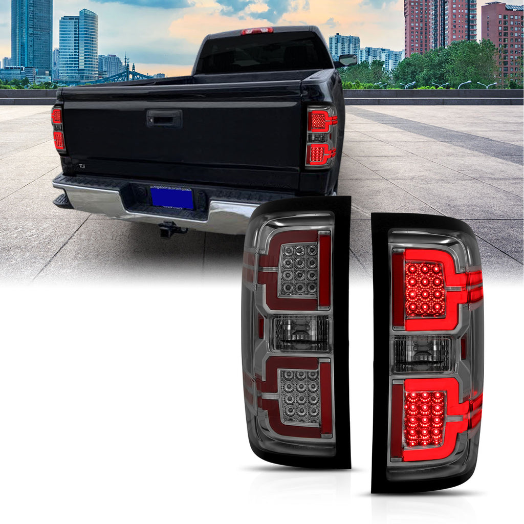 ANZO USA 311290 ANZO USA Led Taillights for Select Chevrolet Silverado 1500, Chevrolet Silverado 2500, Chevrolet Silverado HD, Chevrolet Silverado 3500, Chevrolet Silverado HD, GMC Sierra HD