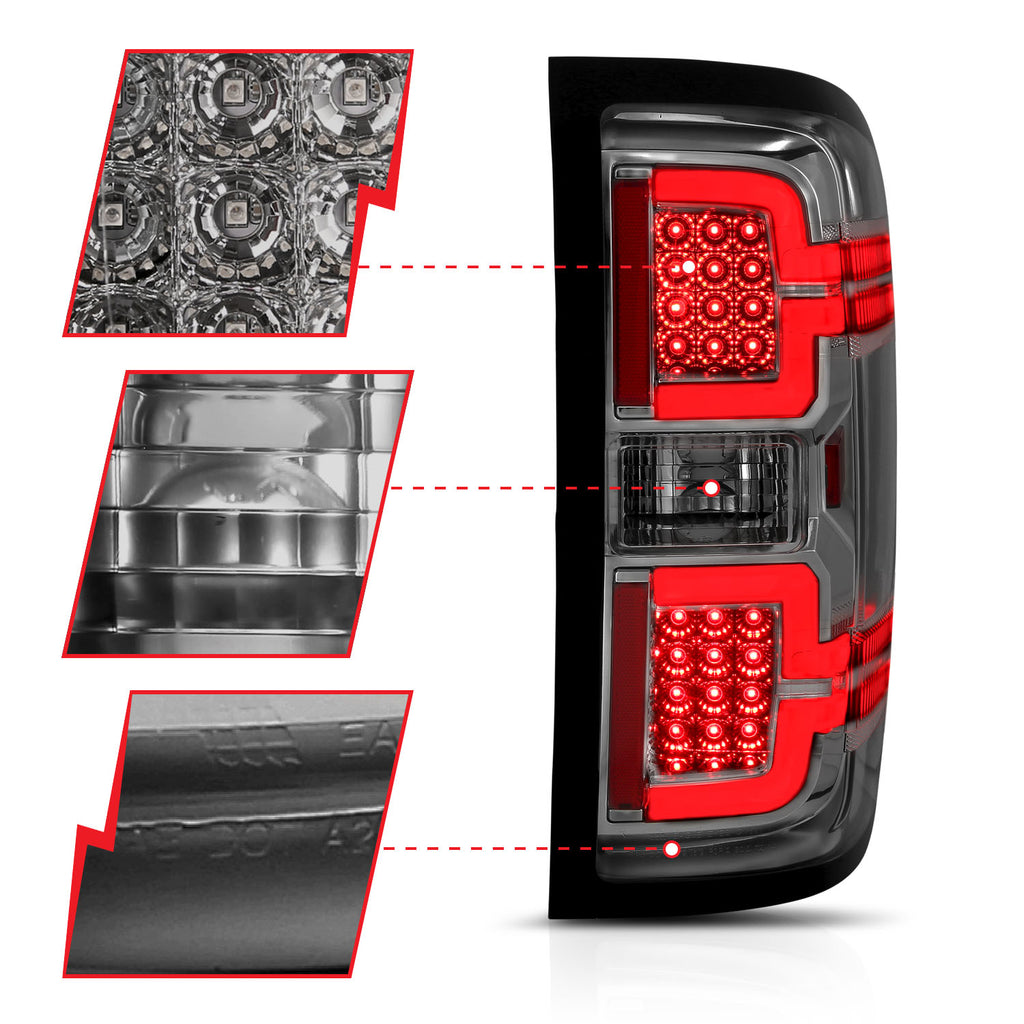ANZO USA 311290 ANZO USA Led Taillights for Select Chevrolet Silverado 1500, Chevrolet Silverado 2500, Chevrolet Silverado HD, Chevrolet Silverado 3500, Chevrolet Silverado HD, GMC Sierra HD