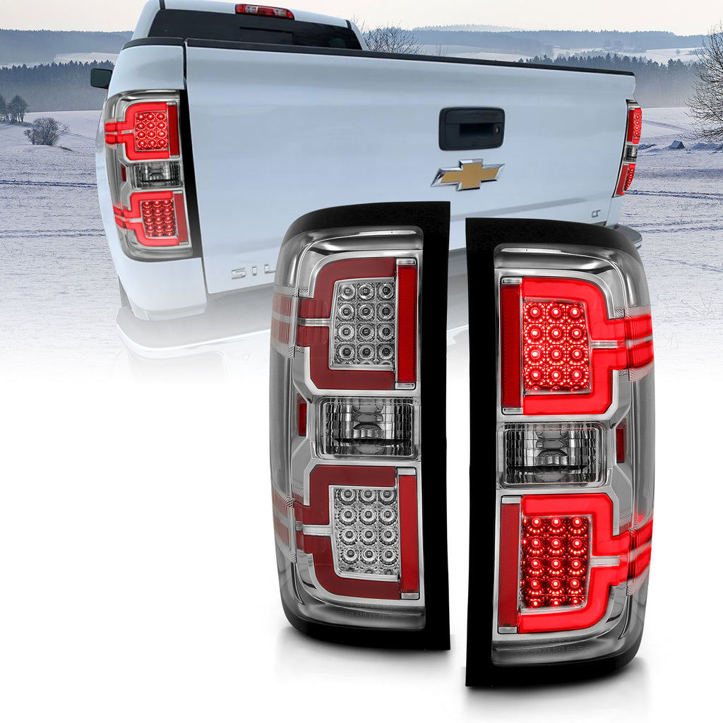 ANZO USA 311291 ANZO USA Led Taillights for Select Chevrolet Silverado 1500, Chevrolet Silverado 2500, Chevrolet Silverado HD, Chevrolet Silverado 3500, Chevrolet Silverado HD, GMC Sierra HD