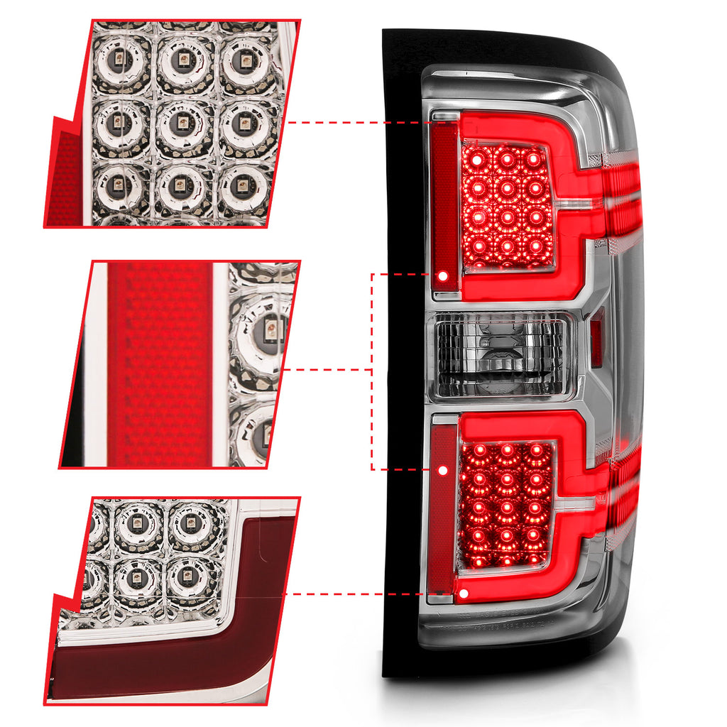 ANZO USA 311291 ANZO USA Led Taillights for Select Chevrolet Silverado 1500, Chevrolet Silverado 2500, Chevrolet Silverado HD, Chevrolet Silverado 3500, Chevrolet Silverado HD, GMC Sierra HD