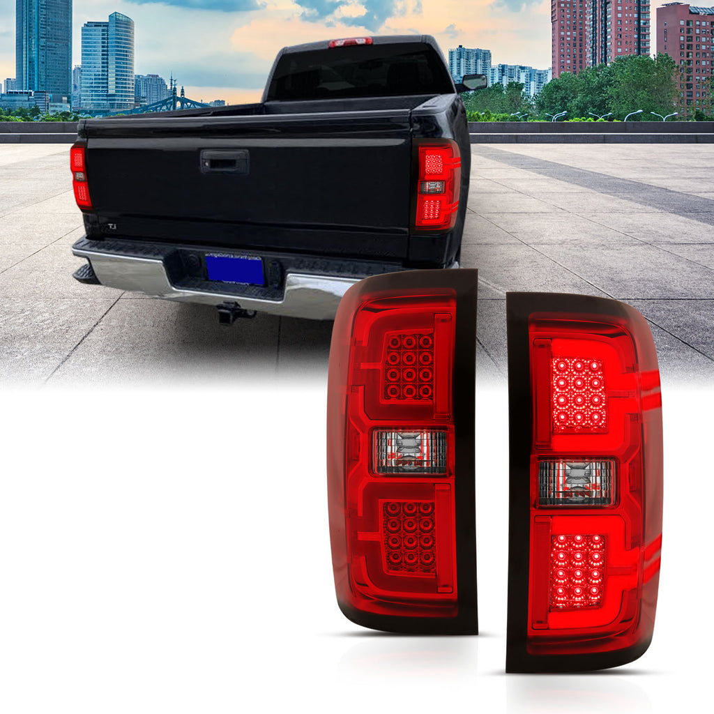 ANZO USA 311292 ANZO USA Led Taillights for Select Chevrolet Silverado 1500, Chevrolet Silverado 2500, Chevrolet Silverado HD, Chevrolet Silverado 3500, Chevrolet Silverado HD, GMC Sierra HD