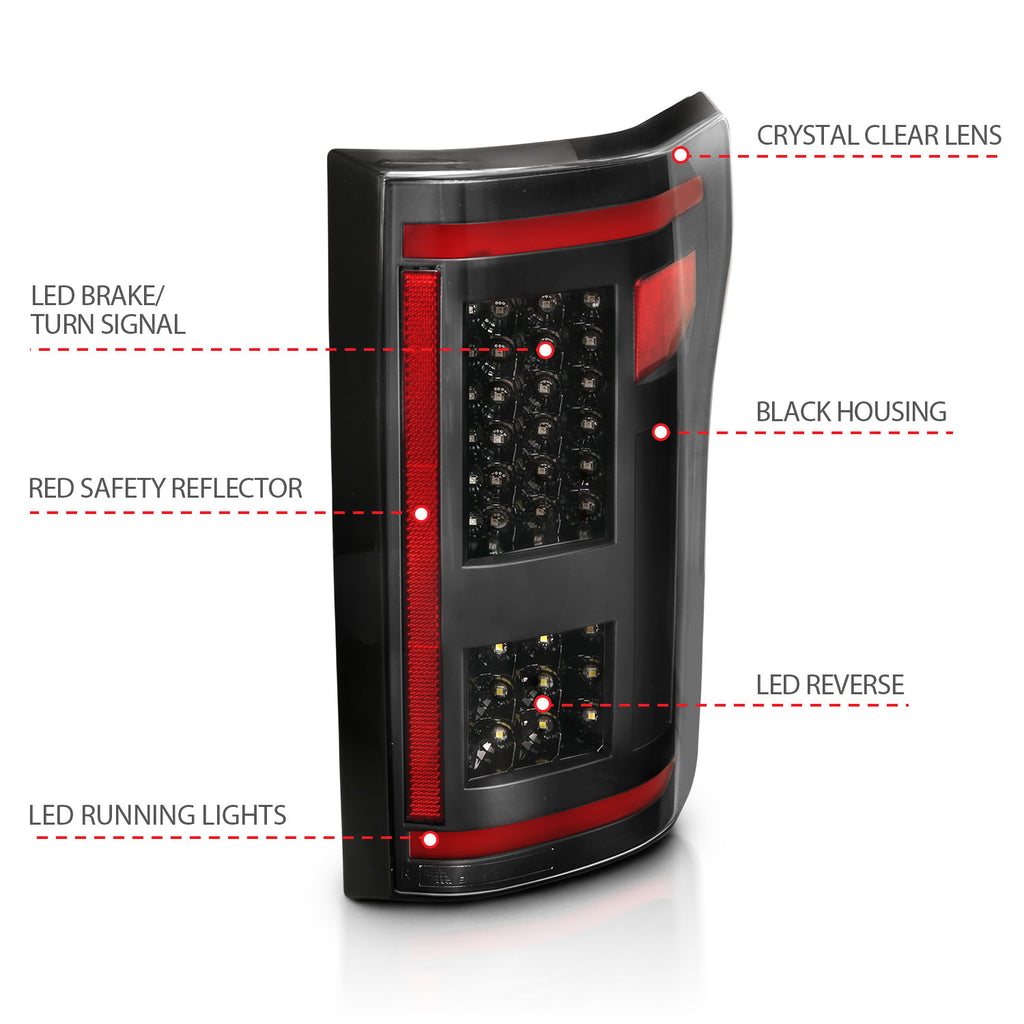 ANZO USA 311293 ANZO USA Led Taillights for Select Ford F-150
