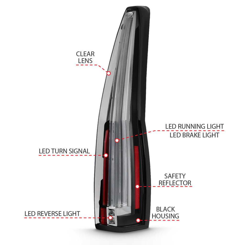 ANZO USA 311296 ANZO USA Led Taillights for Select Cadillac Escalade, Cadillac Escalade ESV