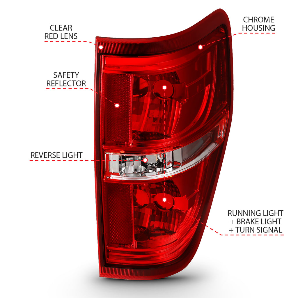 ANZO USA 311299 ANZO USA Taillights for Select Ford F-150