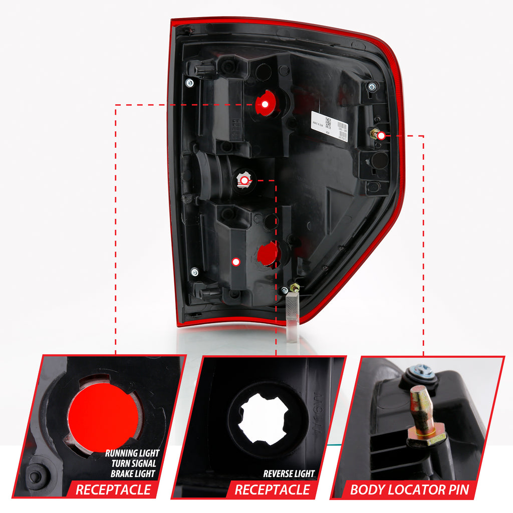 ANZO USA 311299 ANZO USA Taillights for Select Ford F-150