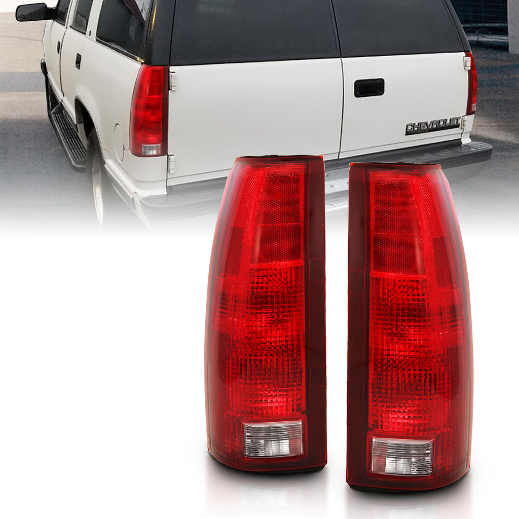 ANZO USA 311300 Tail Light Assembly for Select Cadillac Escalade, Chevrolet Blazer, Chevrolet C1500, Chevrolet C2500, Chevrolet C3500, Chevrolet K1500, Chevrolet K2500, Chevrolet K3500, Chevrolet Suburban 1500, Chevrolet Tahoe, GMC C1500, GMC C2500, GMC