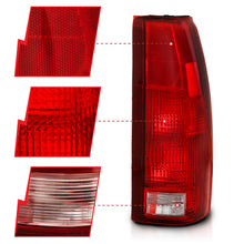 Load image into Gallery viewer, ANZO USA 311301 Tail Light Assembly for Select Cadillac Escalade, Chevrolet Blazer, Chevrolet C1500, Chevrolet C2500, Chevrolet C3500, Chevrolet K1500, Chevrolet K2500, Chevrolet K3500, Chevrolet Suburban 1500, Chevrolet Tahoe, GMC C1500, GMC C2500, GMC