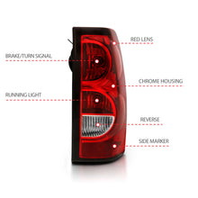Load image into Gallery viewer, ANZO USA 311302 Tail Light Assembly for Select Chevrolet Silverado 1500, Chevrolet Silverado Classic, Chevrolet Silverado HD, Chevrolet Silverado HD Classic, Chevrolet Silverado 2500, Chevrolet Silverado HD, Chevrolet Silverado HD Classic, Chevrolet