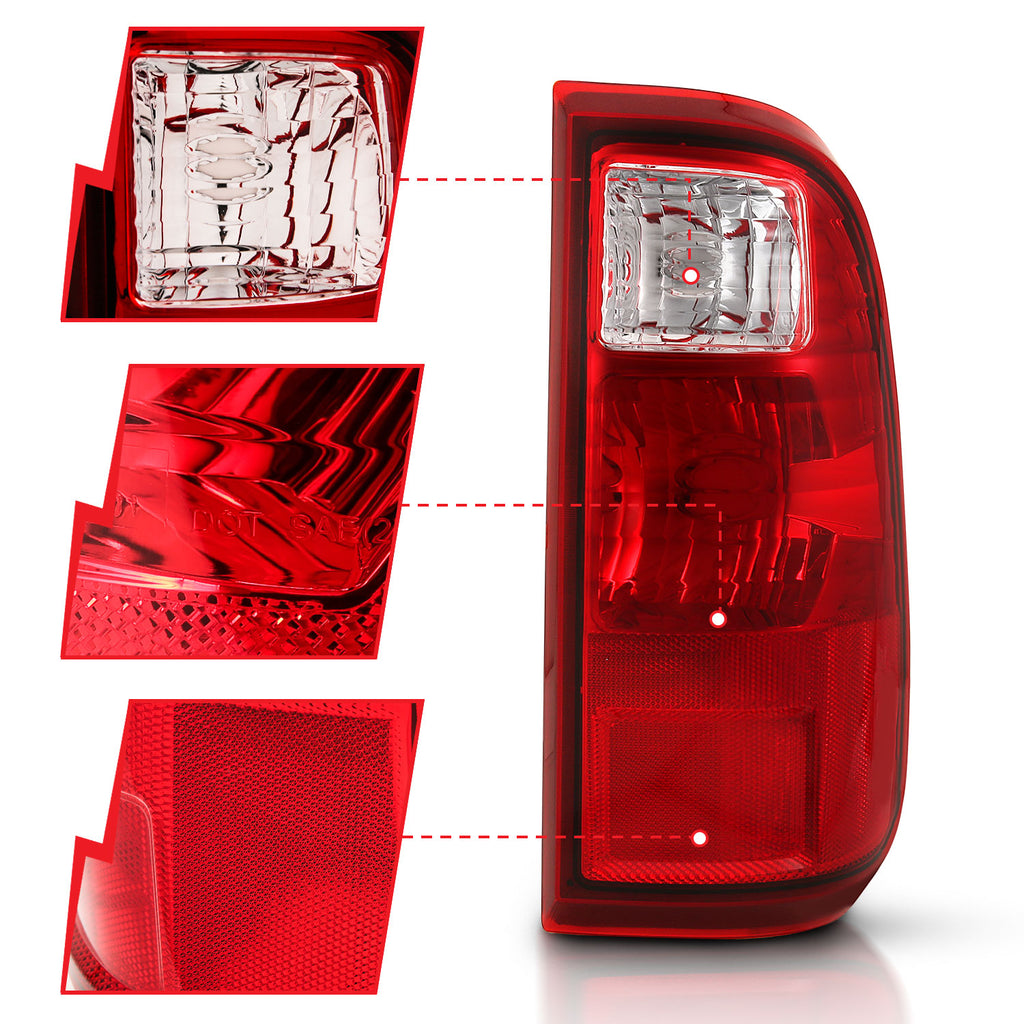 ANZO USA 311305 Tail Light Assembly for Select Ford F-250 Super Duty, Ford F-350 Super Duty, Ford F-450 Super Duty