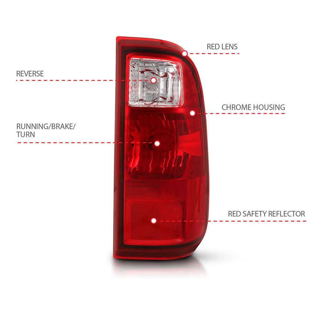 ANZO USA 311305 Tail Light Assembly for Select Ford F-250 Super Duty, Ford F-350 Super Duty, Ford F-450 Super Duty