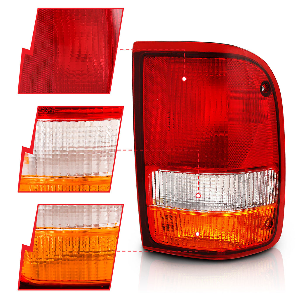 ANZO USA 311310 Tail Lights for Select Ford Ranger