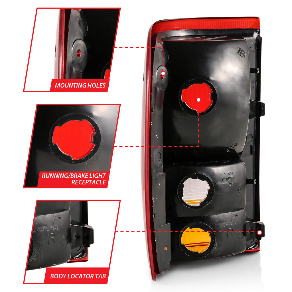 ANZO USA 311310 Tail Lights for Select Ford Ranger