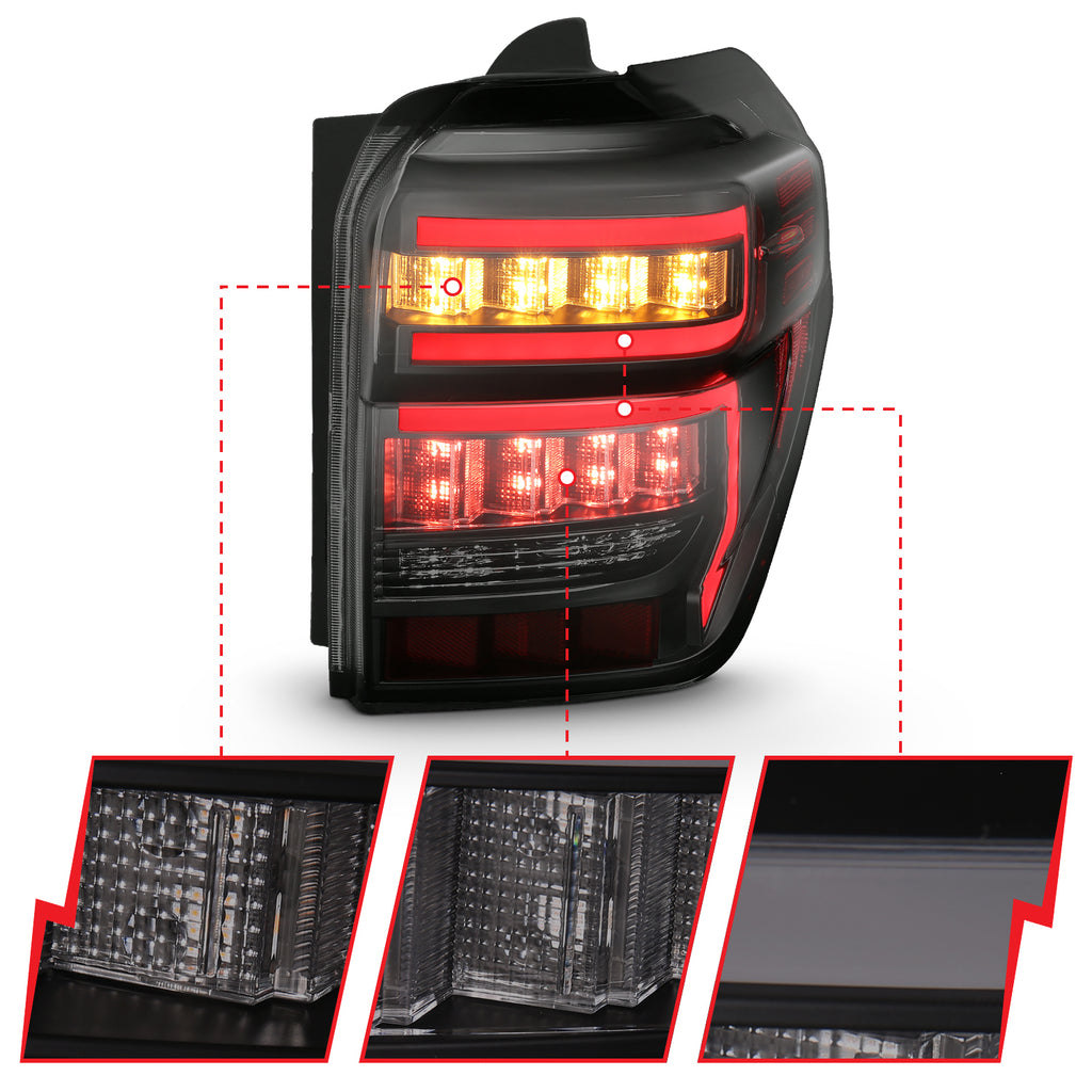 ANZO USA 311312 Tail Light Assembly for Select Toyota 4Runner