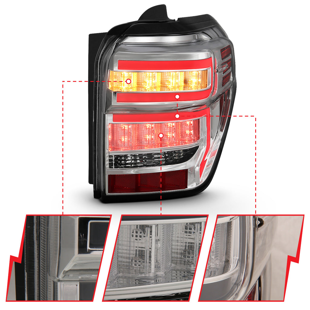 ANZO USA 311313 Tail Light Assembly for Select Toyota 4Runner