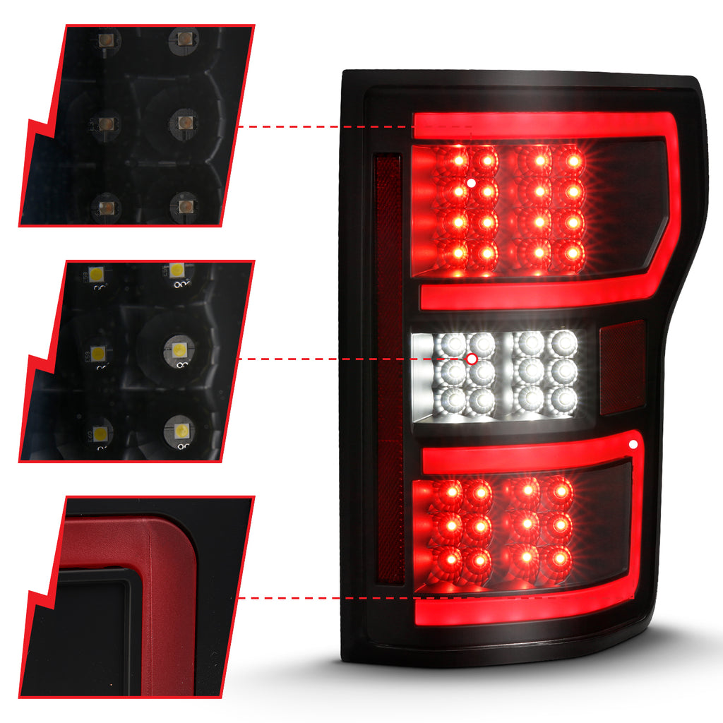 ANZO USA 311314 LED Tail Lights for Select Ford F-150
