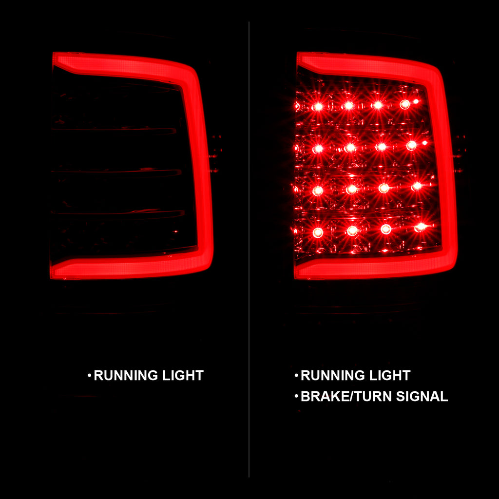ANZO USA 311320 Tail Light Assembly for Select Dodge Ram 1500, Dodge Ram 2500, Dodge Ram 3500, Ram 1500, Ram Classic, Ram 2500, Ram