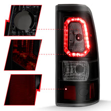 Load image into Gallery viewer, ANZO USA 311325 Tail Light Assembly for Select Chevrolet Silverado 1500, Chevrolet Silverado HD, Chevrolet Silverado 2500, Chevrolet Silverado HD, Chevrolet Silverado 3500, GMC Sierra 1500, GMC Sierra Classic, GMC Sierra HD, GMC Sierra HD Classic, GMC