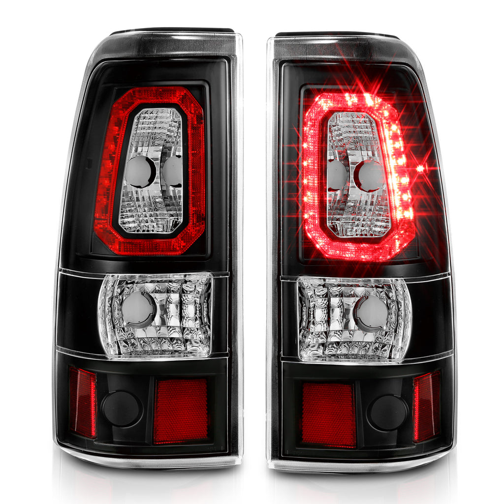 ANZO USA 311327 Tail Light Assembly for Select Chevrolet Silverado 1500, Chevrolet Silverado Classic, Chevrolet Silverado HD, Chevrolet Silverado HD Classic, Chevrolet Silverado 2500, Chevrolet Silverado HD, Chevrolet Silverado HD Classic, Chevrolet