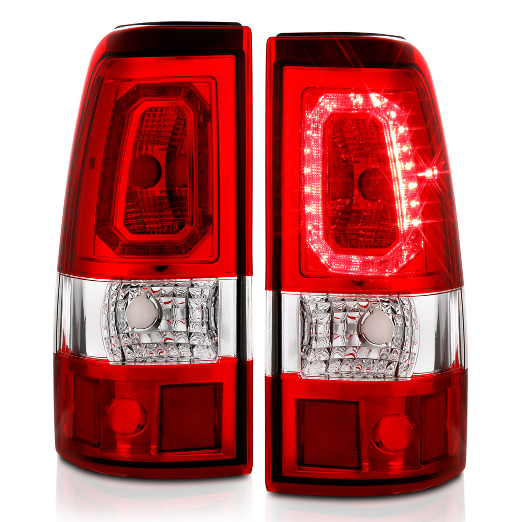 ANZO USA 311329 Tail Light Assembly for Select Chevrolet Silverado 1500, Chevrolet Silverado Classic, Chevrolet Silverado HD, Chevrolet Silverado HD Classic, Chevrolet Silverado 2500, Chevrolet Silverado HD, Chevrolet Silverado HD Classic, Chevrolet