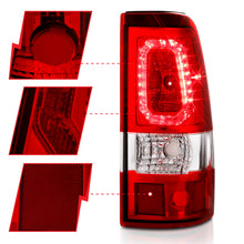 Load image into Gallery viewer, ANZO USA 311329 Tail Light Assembly for Select Chevrolet Silverado 1500, Chevrolet Silverado Classic, Chevrolet Silverado HD, Chevrolet Silverado HD Classic, Chevrolet Silverado 2500, Chevrolet Silverado HD, Chevrolet Silverado HD Classic, Chevrolet