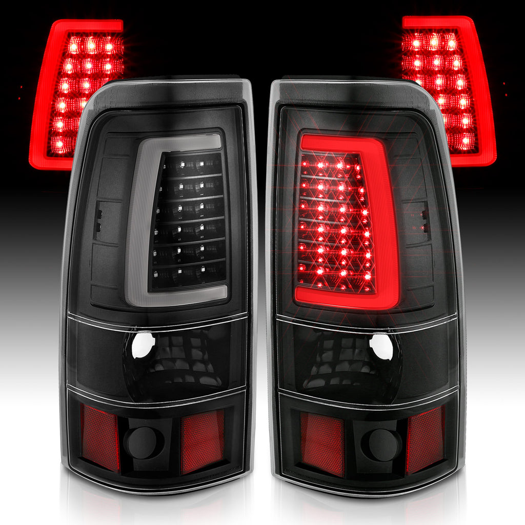 ANZO USA 311330 Tail Light Assembly for Select Chevrolet Silverado 1500, Chevrolet Silverado HD, Chevrolet Silverado 2500, Chevrolet Silverado HD, Chevrolet Silverado 3500, GMC Sierra 1500, GMC Sierra Classic, GMC Sierra HD, GMC Sierra 2500, GMC Sierra