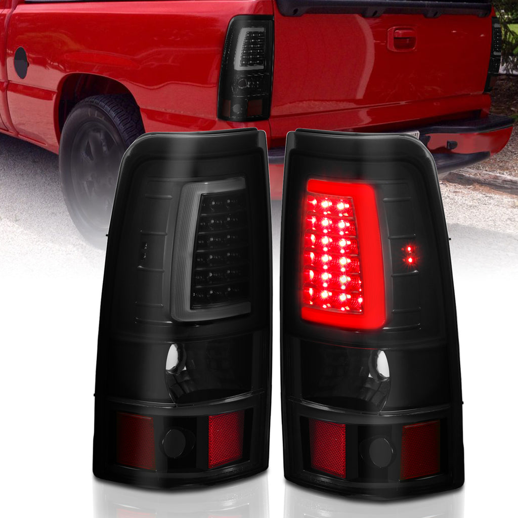 ANZO USA 311331 Tail Light Assembly for Select Chevrolet Silverado 1500, Chevrolet Silverado HD, Chevrolet Silverado 2500, Chevrolet Silverado HD, Chevrolet Silverado 3500, GMC Sierra 1500, GMC Sierra Classic, GMC Sierra HD, GMC Sierra 2500, GMC Sierra
