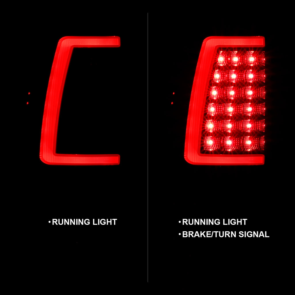 ANZO USA 311331 Tail Light Assembly for Select Chevrolet Silverado 1500, Chevrolet Silverado HD, Chevrolet Silverado 2500, Chevrolet Silverado HD, Chevrolet Silverado 3500, GMC Sierra 1500, GMC Sierra Classic, GMC Sierra HD, GMC Sierra 2500, GMC Sierra