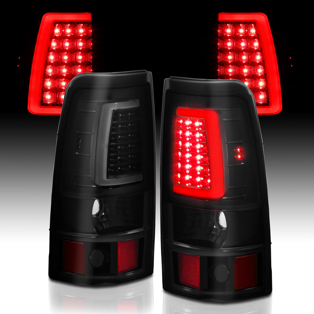 ANZO USA 311331 Tail Light Assembly for Select Chevrolet Silverado 1500, Chevrolet Silverado HD, Chevrolet Silverado 2500, Chevrolet Silverado HD, Chevrolet Silverado 3500, GMC Sierra 1500, GMC Sierra Classic, GMC Sierra HD, GMC Sierra 2500, GMC Sierra
