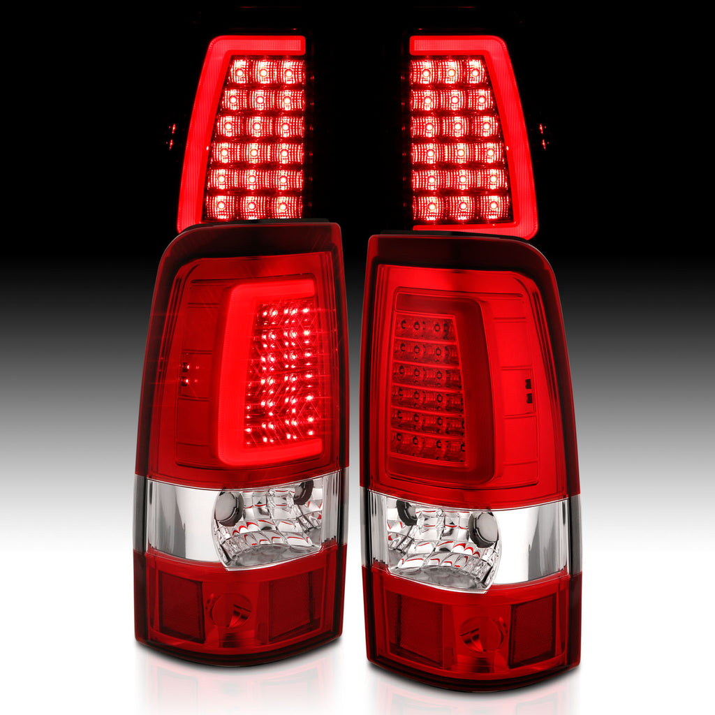 ANZO USA 311332 Tail Light Assembly for Select Chevrolet Silverado 1500, Chevrolet Silverado HD, Chevrolet Silverado 2500, Chevrolet Silverado HD, Chevrolet Silverado 3500, GMC Sierra 1500, GMC Sierra Classic, GMC Sierra HD, GMC Sierra 2500, GMC Sierra