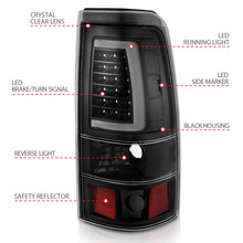 Load image into Gallery viewer, ANZO USA 311333 Tail Light Assembly for Select Chevrolet Silverado 1500, Chevrolet Silverado Classic, Chevrolet Silverado HD, Chevrolet Silverado HD Classic, Chevrolet Silverado 2500, Chevrolet Silverado HD, Chevrolet Silverado HD Classic, Chevrolet