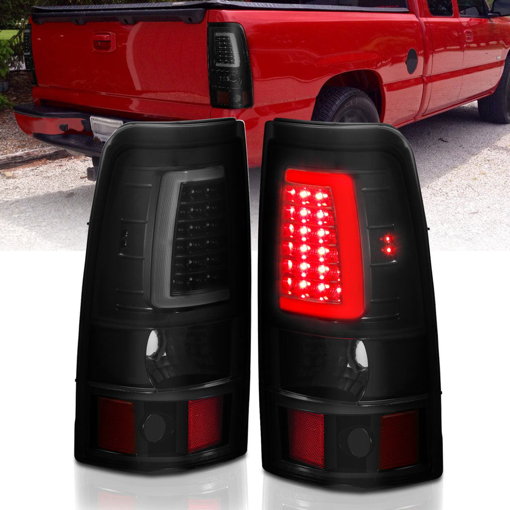 ANZO USA 311334 Tail Light Assembly for Select Chevrolet Silverado 1500, Chevrolet Silverado Classic, Chevrolet Silverado HD, Chevrolet Silverado HD Classic, Chevrolet Silverado 2500, Chevrolet Silverado HD, Chevrolet Silverado HD Classic, Chevrolet