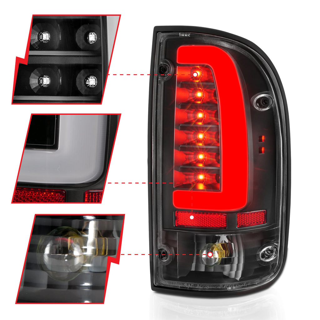 ANZO USA 311353 Tail Light Assembly for Select Toyota Tacoma