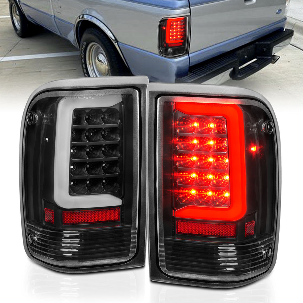 ANZO USA 311359 Tail Light Assembly for Select Ford F-100 Ranger, Ford Ranger