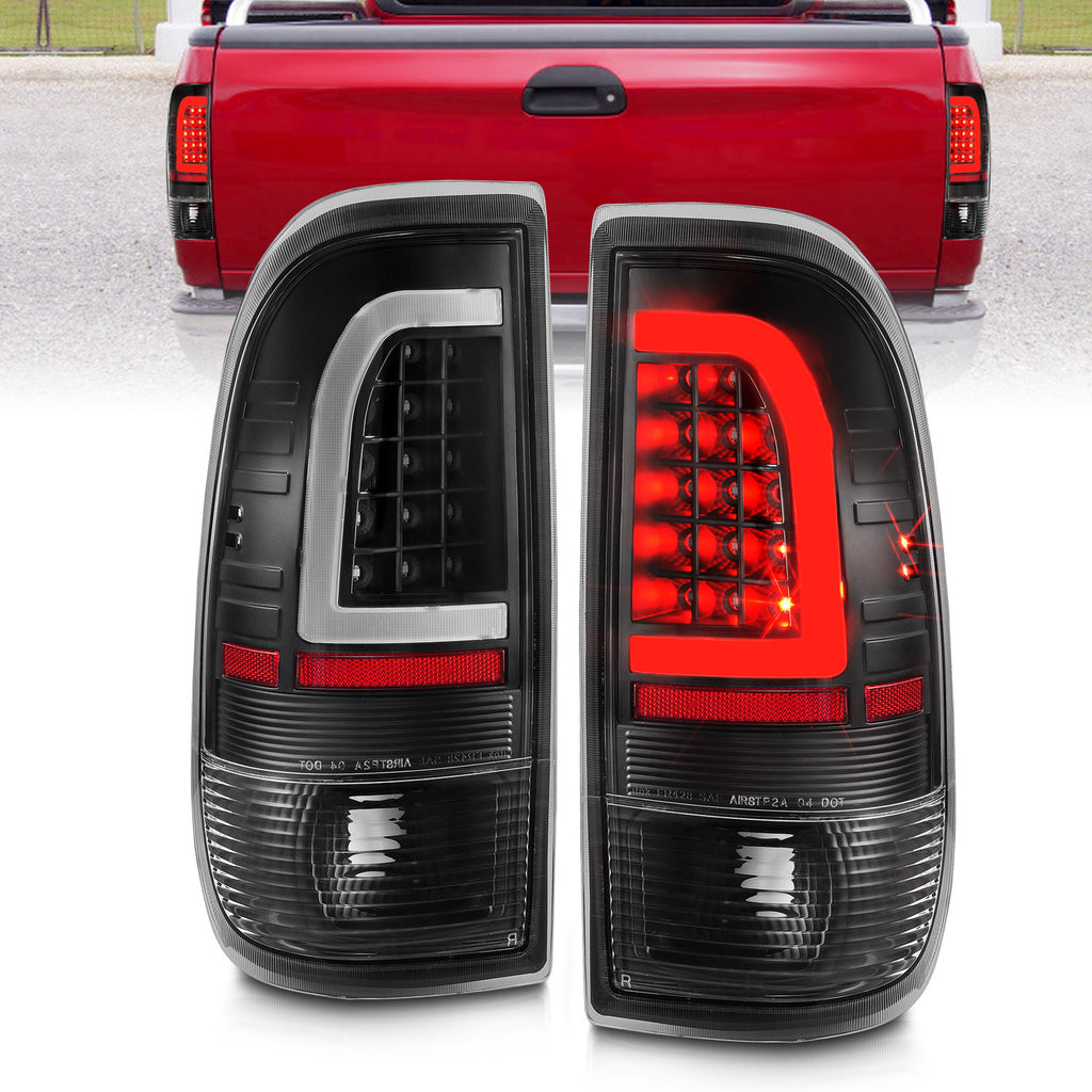 ANZO USA 311377 Tail Light Assembly for Select Ford F-150, Ford F-250 Super Duty, Ford F-350 Super Duty, Ford F-450 Super Duty