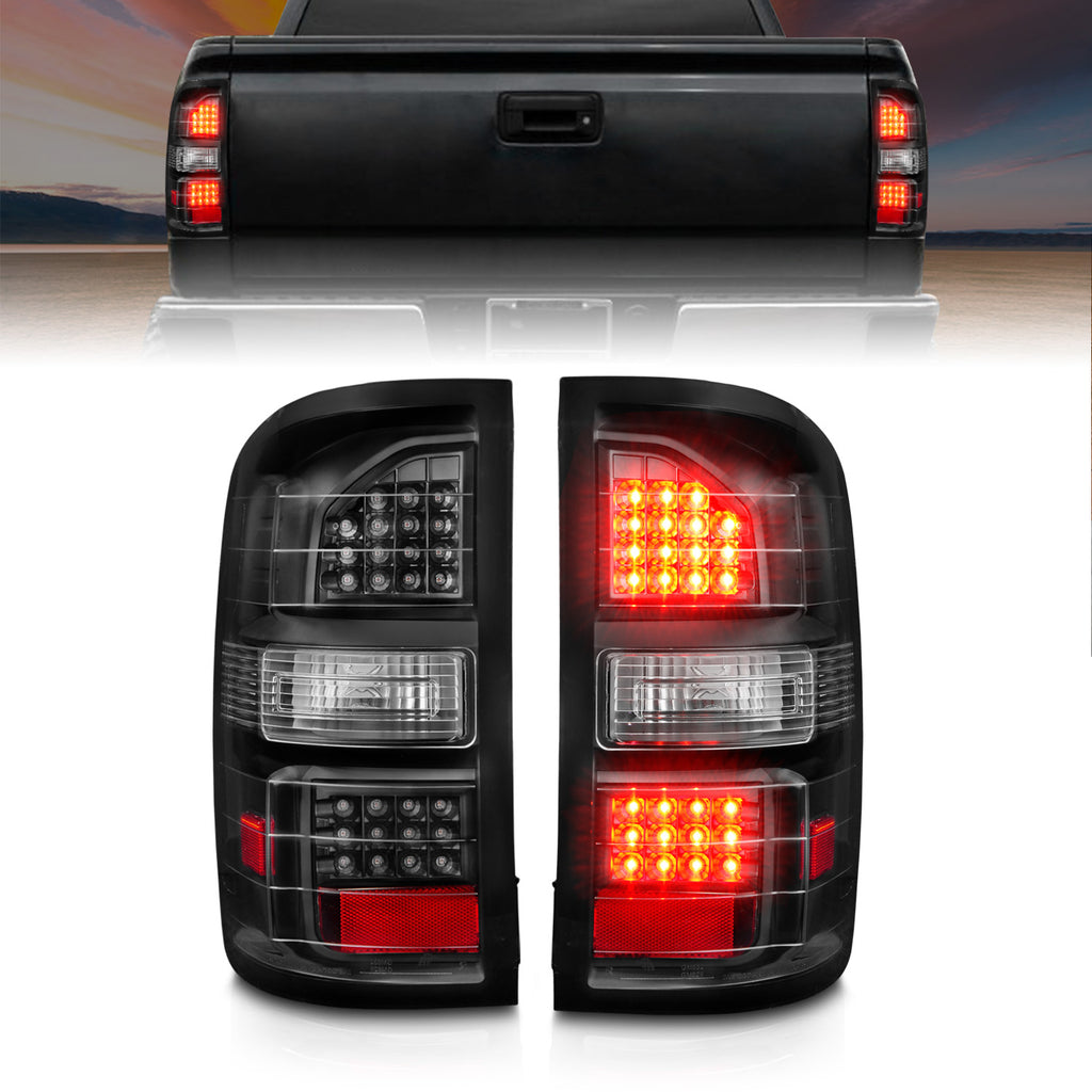ANZO USA 311397 Tail Light Assembly for Select GMC Sierra 1500, GMC Sierra HD, GMC Sierra HD