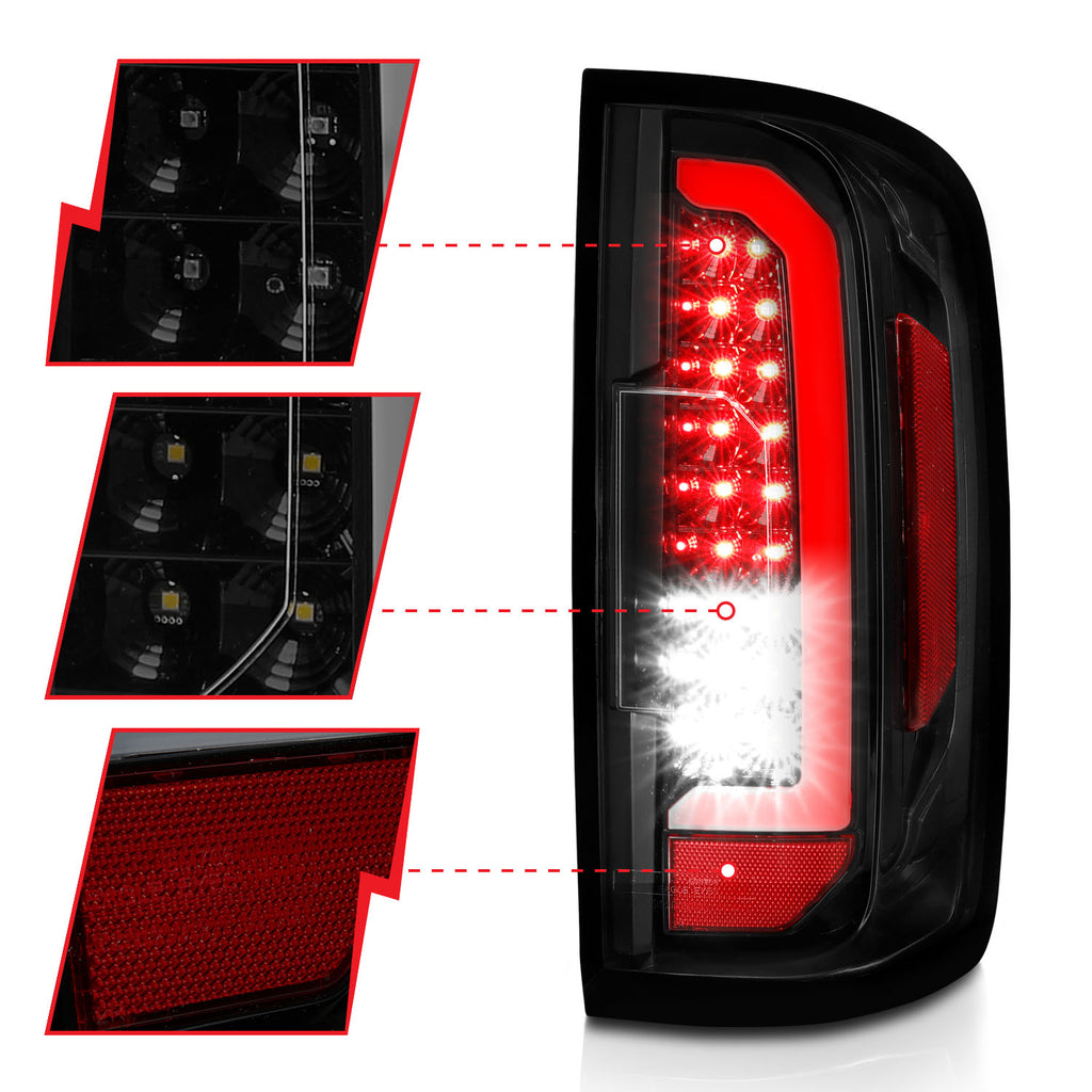 ANZO USA 311403 Tail Light Assembly for Select GMC Canyon