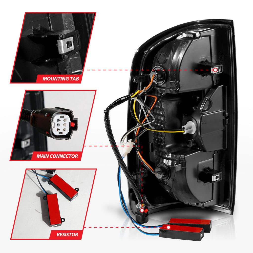ANZO USA 311403 Tail Light Assembly for Select GMC Canyon