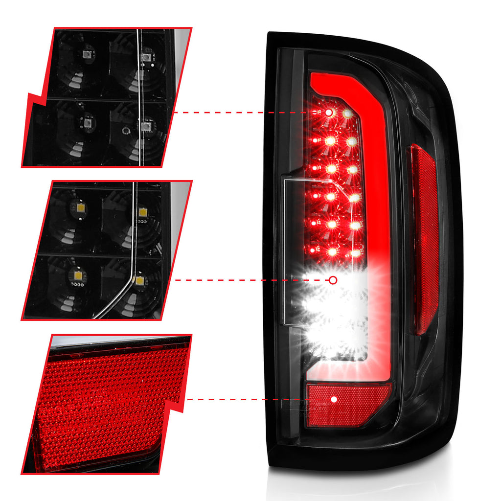 ANZO USA 311405 Tail Light Assembly for Select Chevrolet Colorado