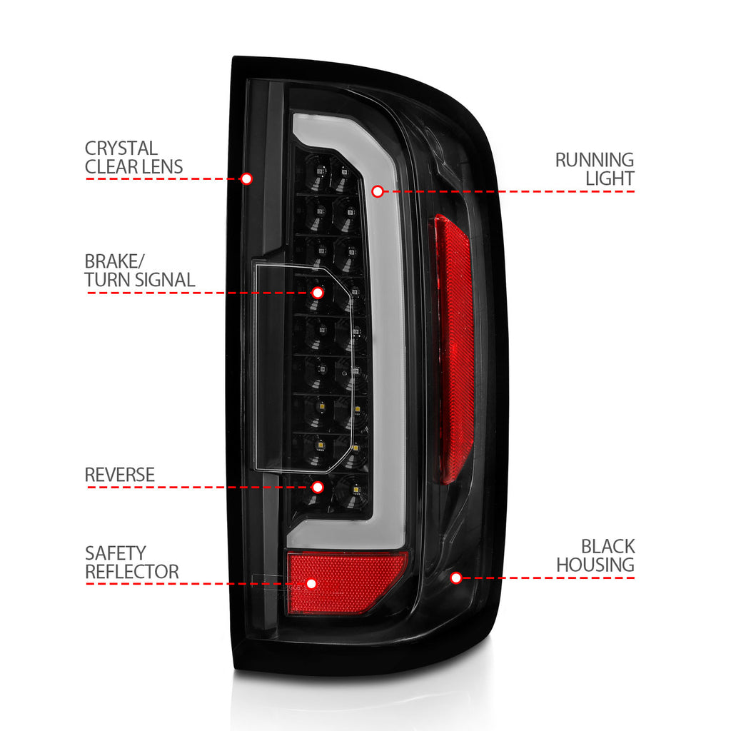 ANZO USA 311405 Tail Light Assembly for Select Chevrolet Colorado