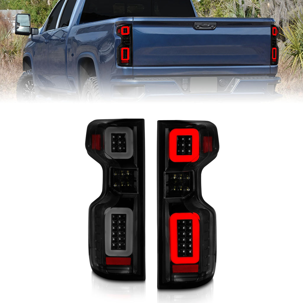 ANZO USA 311415 Tail Light Assembly for Select Chevrolet Silverado 1500, Chevrolet Silverado LTD, Chevrolet Silverado HD, Chevrolet Silverado HD