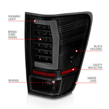 Load image into Gallery viewer, ANZO USA 311421 Tail Light Assembly for Select Nissan TITAN