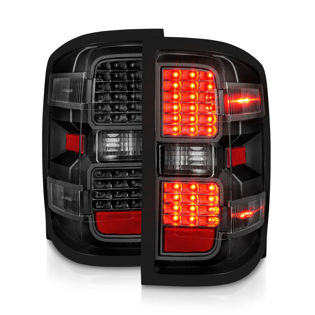 ANZO USA 311423 Tail Light Assembly for Select Chevrolet Silverado 1500, Chevrolet Silverado HD, Chevrolet Silverado HD, GMC Sierra HD