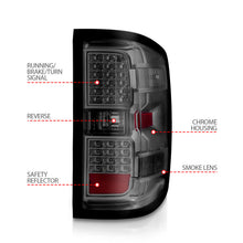 Load image into Gallery viewer, ANZO USA 311424 Tail Light Assembly for Select Chevrolet Silverado 1500, Chevrolet Silverado 2500, Chevrolet Silverado HD, Chevrolet Silverado 3500, Chevrolet Silverado HD, GMC Sierra HD