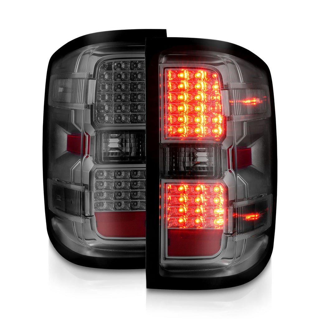 ANZO USA 311424 Tail Light Assembly for Select Chevrolet Silverado 1500, Chevrolet Silverado 2500, Chevrolet Silverado HD, Chevrolet Silverado 3500, Chevrolet Silverado HD, GMC Sierra HD