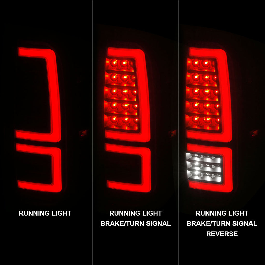 ANZO USA 311436 Tail Light Assembly for Select Toyota Tundra