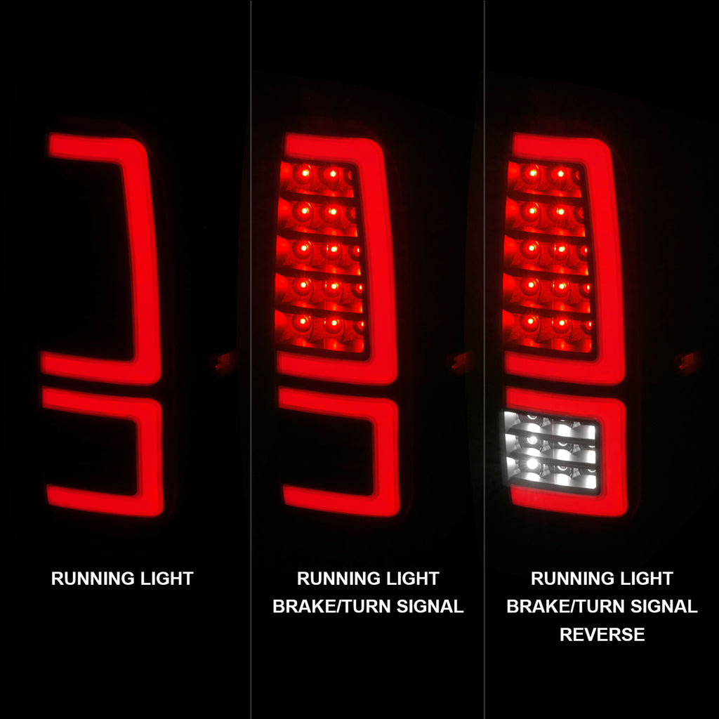 ANZO USA 311437 Tail Light Assembly for Select Toyota Tundra